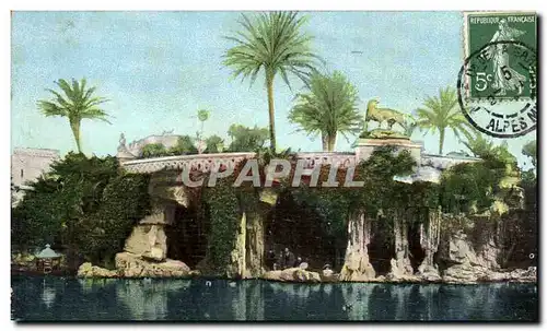 Cartes postales Nice La grotte dans le jardin public
