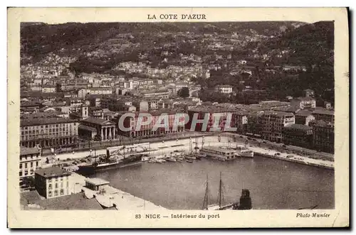 Cartes postales Nice Interieur du Port