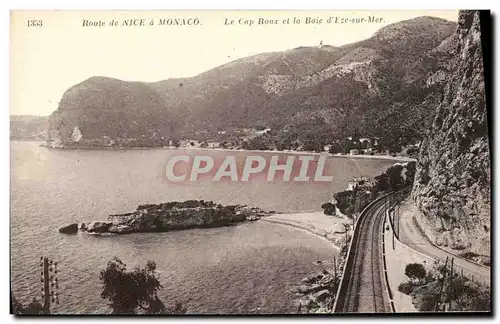 Cartes postales Route de Nice Monaco Le Cap Roux et la Baie d Eze sur Mer