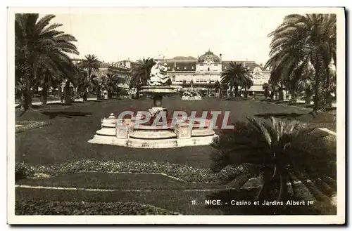 Cartes postales Nice Casino et Jardins Albert 1er
