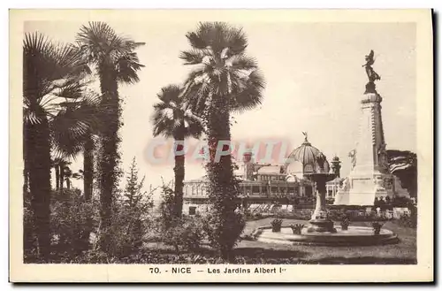 Cartes postales Nice Les Jardins Albert 1er