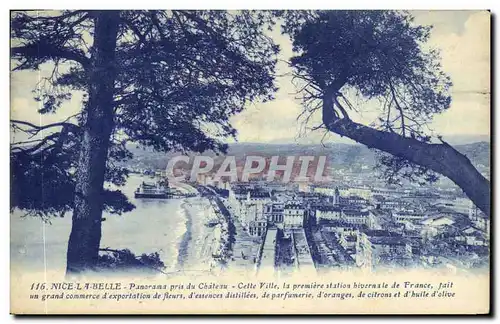 Cartes postales Nice La Belle Panorama pris du Chateau