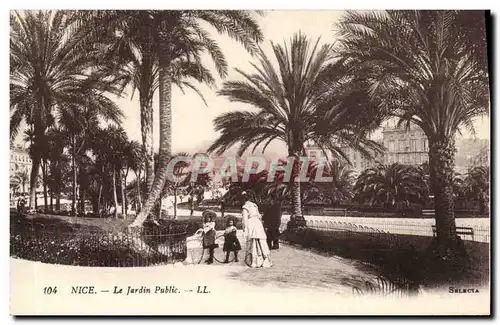 Cartes postales Nice Le Jardin Public