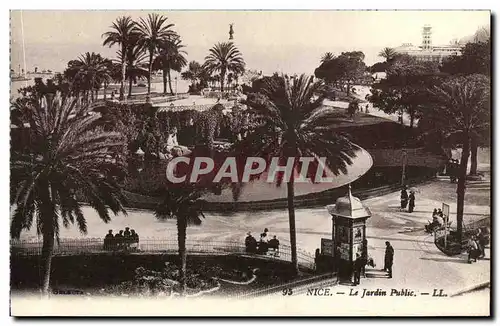 Cartes postales Nice Le Jardin Public