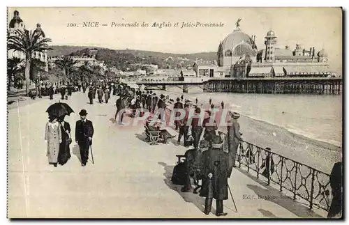 Ansichtskarte AK Nice Promenade des Anglais et Jette Promenade