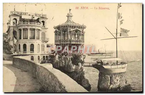 Cartes postales Nice La Reserve Restaurant Bateau