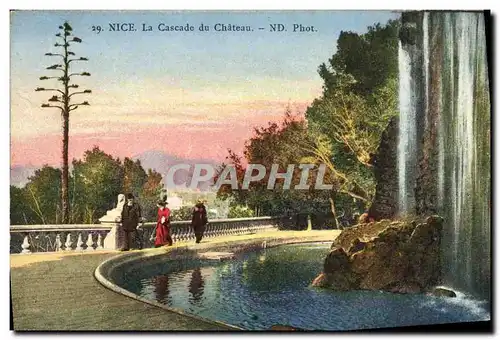 Cartes postales Nice La Cascade du Chateau