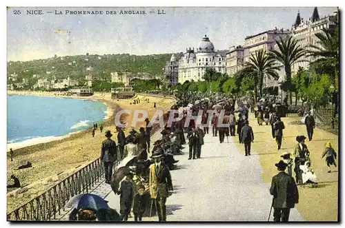 Cartes postales Nice La Promenade des Anglais