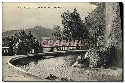 Cartes postales Nice Cascade du Chateau