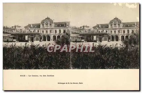 Ansichtskarte AK Nice Le Casino vu des Jardins