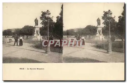 Cartes postales Nice Le Square Massena