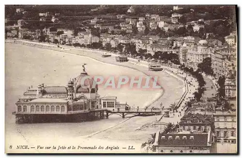 Ansichtskarte AK Nice Vue sur la Jetee et la Promenade des Anglais