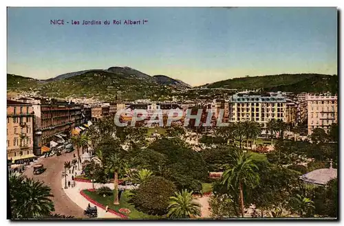 Ansichtskarte AK Nice Les Jardins du Roi Albert 1er