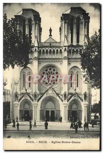 Cartes postales Nice Eglise Notre Dame