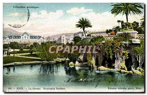 Cartes postales Nice La Grotte Noveaux Jardins