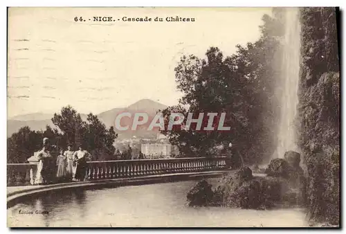 Cartes postales Nice Cascade du Chateau