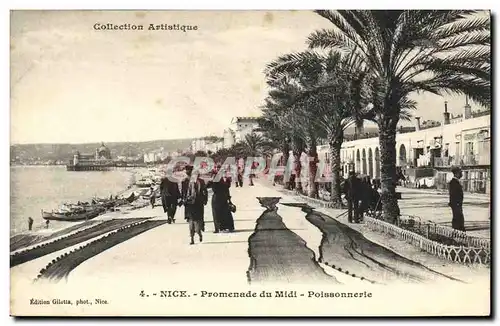 Cartes postales Nice Promenade du Midi Poissonnevie