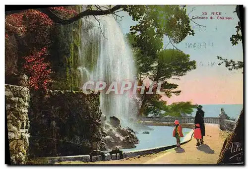 Cartes postales Nice Cascade du Chateau