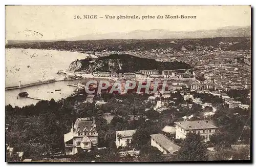 Cartes postales Nice Vue generale prise du Mont Boron