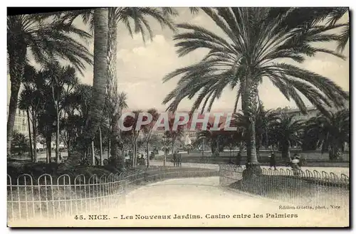 Cartes postales Nice Les Nouveaux Jardins Casino entre les Palmiers