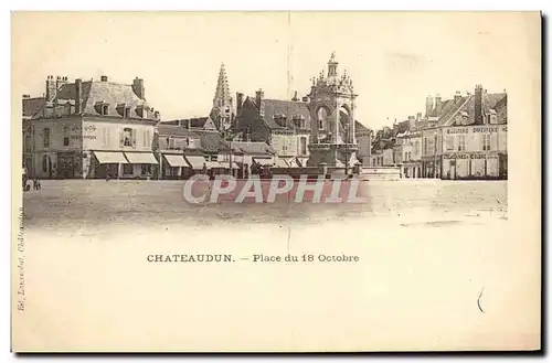 Cartes postales Chateaudun Place du 18 Octobre