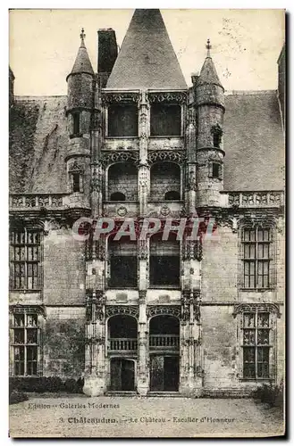 Ansichtskarte AK Chateaudun Le Chateau Escalier d Honneur