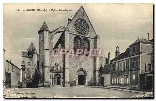 Ansichtskarte AK Chartres Eglise Saint Aignan