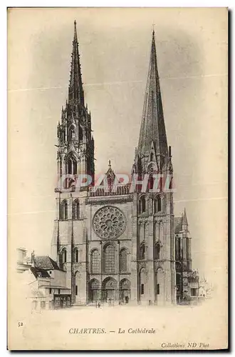 Cartes postales Chartres La Cathedrale