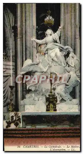 Cartes postales Chartres La Cathedrale Le Maitre L Assomption