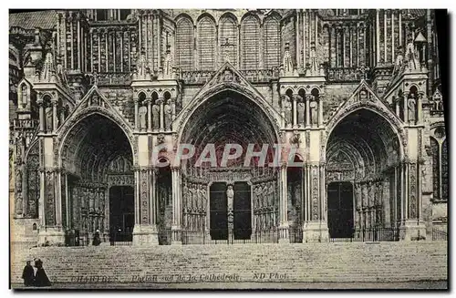 Cartes postales Chartres Portail sud de la Cathedrale