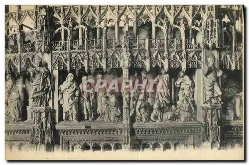 Cartes postales Cathedrale de Chartres Pourtour du Choeur XVl siecle