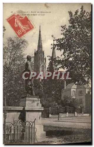 Cartes postales Chartres Motif du monument des enfants d Eure et Loir