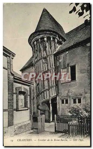 Ansichtskarte AK Chartres Escalier de la Reine Berthe