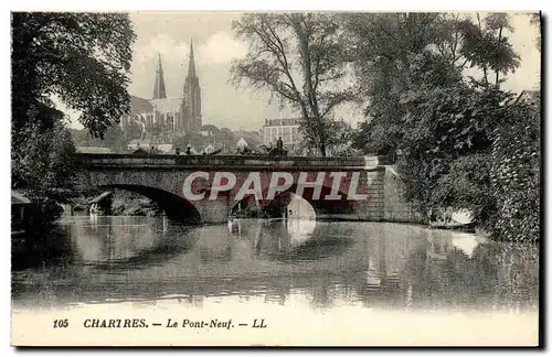 Cartes postales Chartres Le Pont Neuf