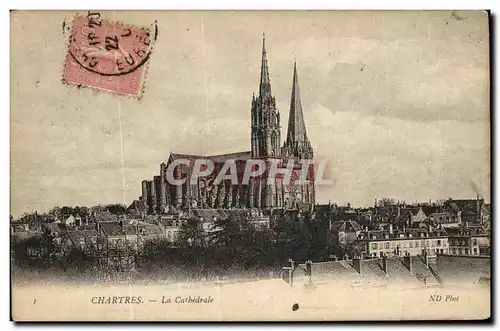 Cartes postales Chartres La Cathedrale