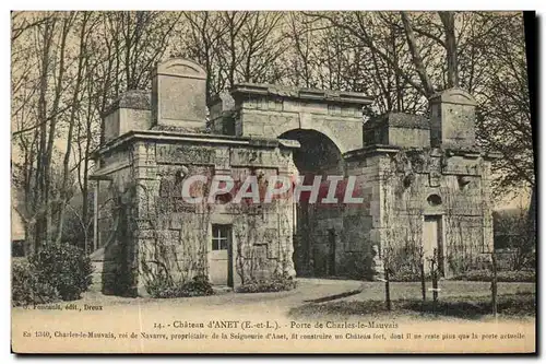 Ansichtskarte AK Chateau d Anet Porte de Charles le Mauvais