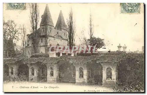 Cartes postales Chateau d Anet La Chapelle