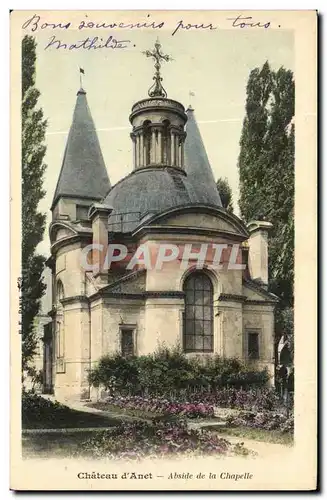 Cartes postales Chateau d Anet Abisde de la Chapelle