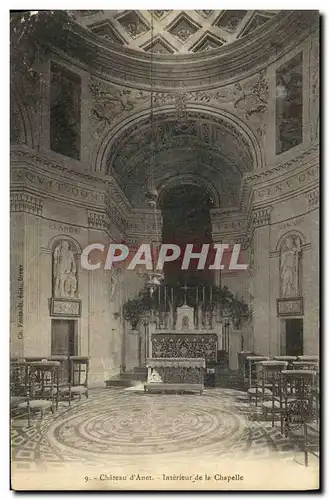 Ansichtskarte AK Chateau d Anet Interieur de la Chapelle