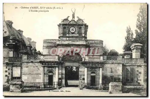 Cartes postales Chateau d Anet L Entree Principale