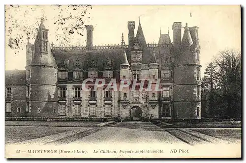 Ansichtskarte AK Maintenon Chateau Facade Septentrionale