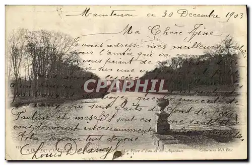 Cartes postales Maintenon Chateau La piece d eau et les aqueducs