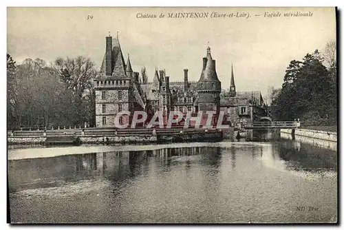 Cartes postales Maintenon Chateau je Vous Envoie Les Fleurs