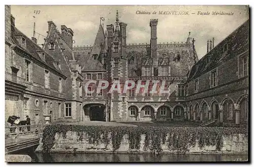 Cartes postales Maintenon Chateau Facade Meridionale