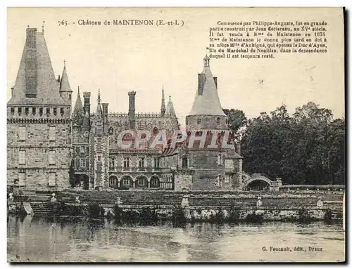 Cartes postales Maintenon Chateau