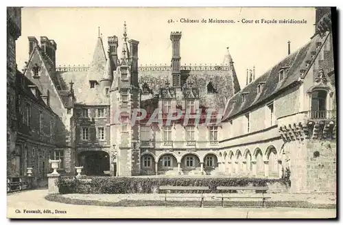 Ansichtskarte AK Maintenon Chateau Facade Meridionale