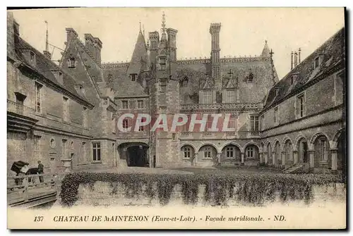 Ansichtskarte AK Chateau De Maintenon Facade Meridionale