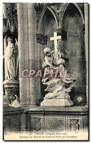 Ansichtskarte AK Dreux Chapelle St Louis Tombeau des Enfants du Comte de Paris Par Franceschi