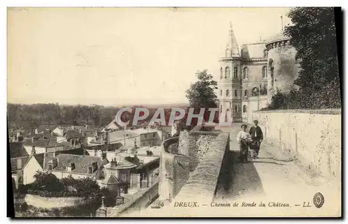 Cartes postales Dreux Chemin de Ronde du Chateau