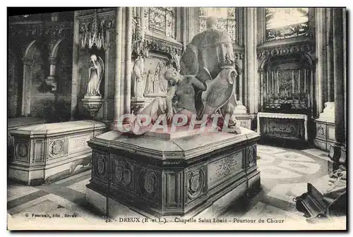 Cartes postales Dreux Chapelle Saint Louis Pourtour du Choeur